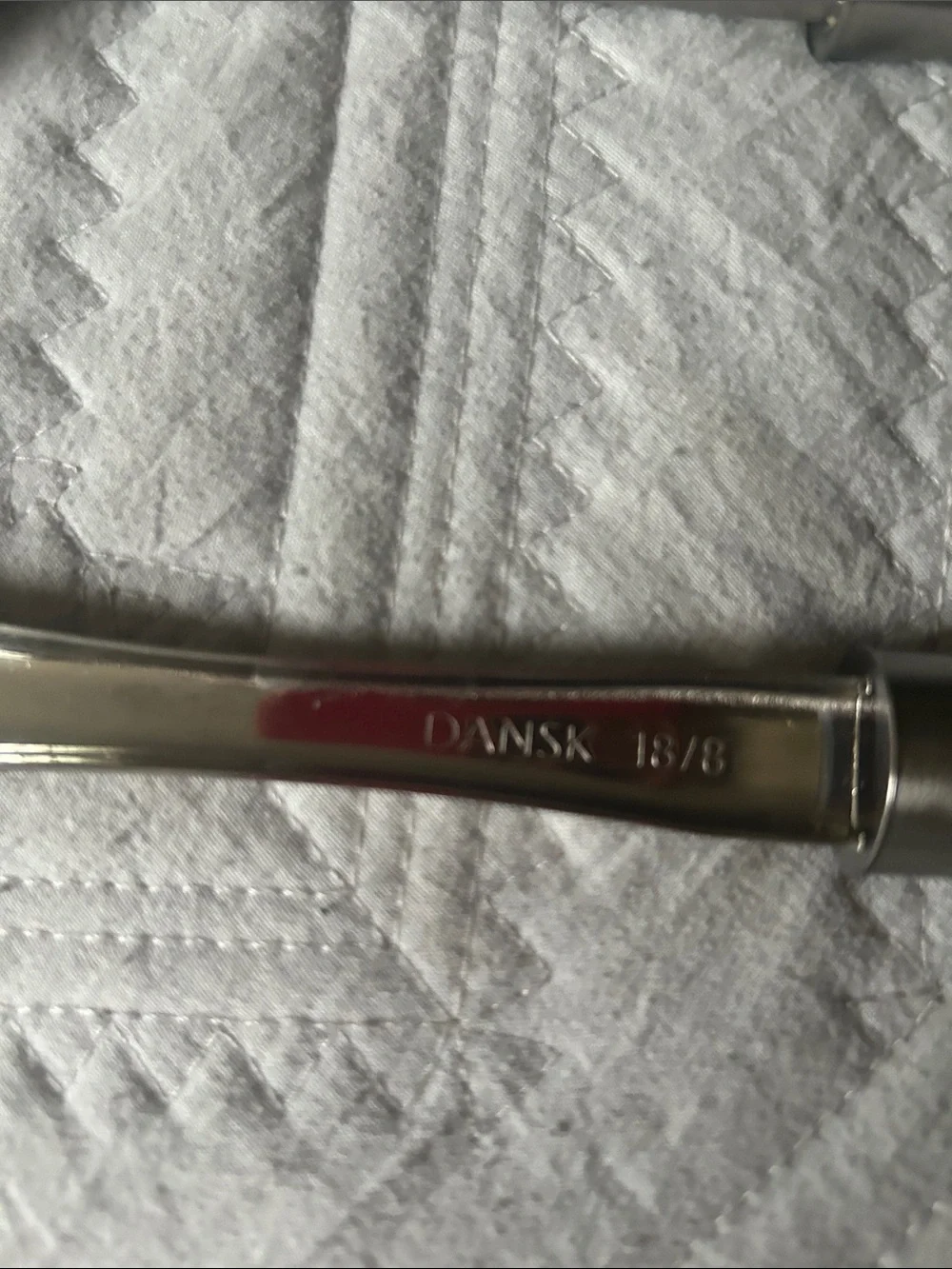 Vintage Dansko 18/8 Stainless Steel Satin Salad 2 Serving Glossy Spoon Set:
